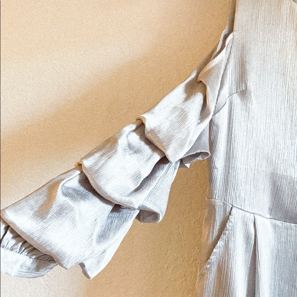 Gianni Bini Silver Romper - Picture 2 of 5